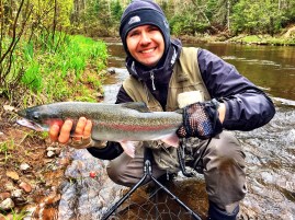 2015 is turning out to be John's year for Steelheading. He had a long Brule River skunk going, so he was over due!